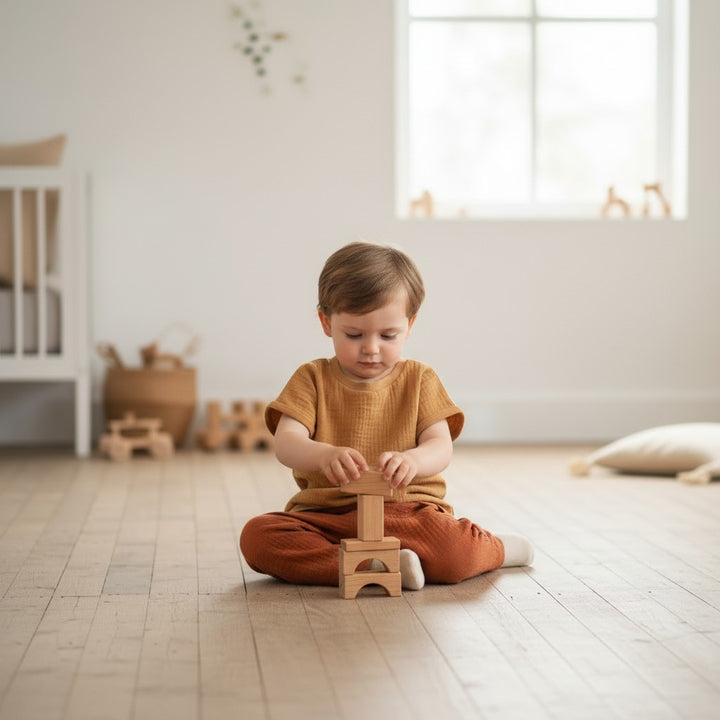Muslin Summer Pants - Cognac 4 - 6 Years