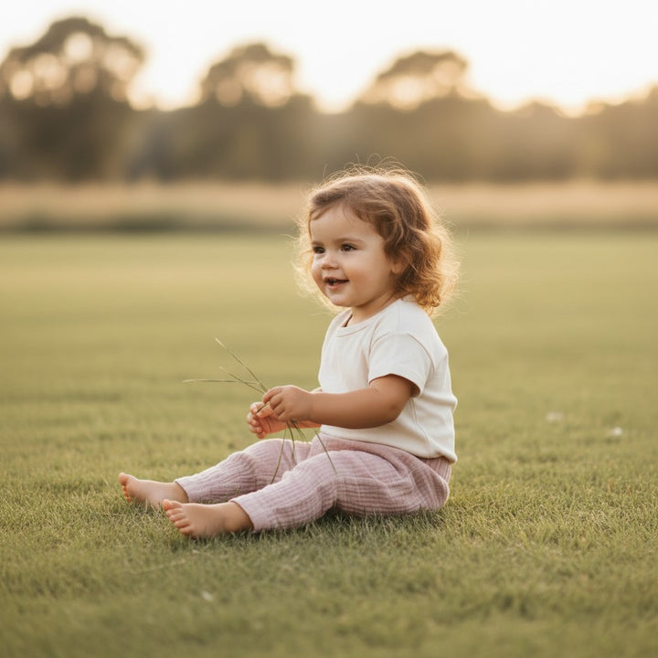 Muslin Summer Pants - Pink 4 - 6 Years