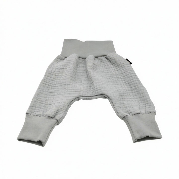 Muslin Baggy Pants - Gray NB