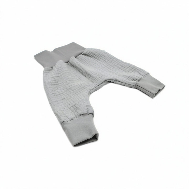 Muslin Baggy Pants - Gray NB