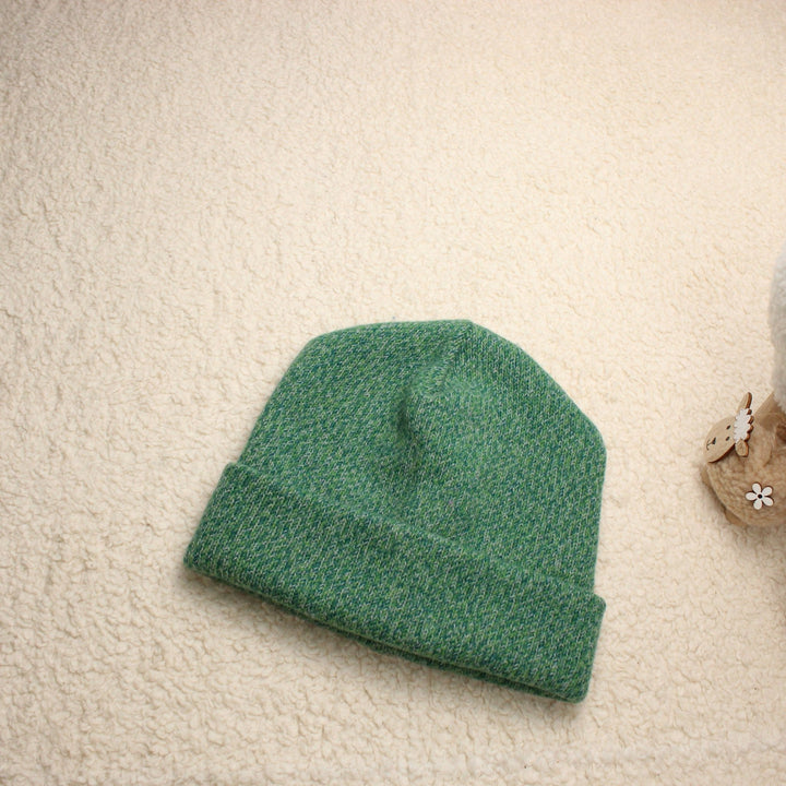 Knit Merino beanie - Green - AnnaKarinna