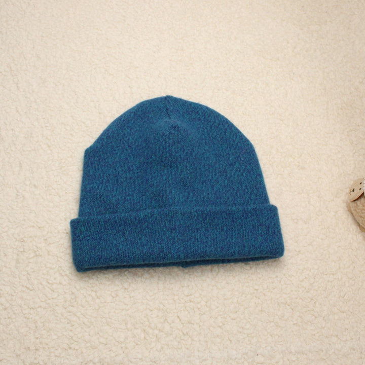 Knit Merino beanie - Petrol Blue - AnnaKarinna