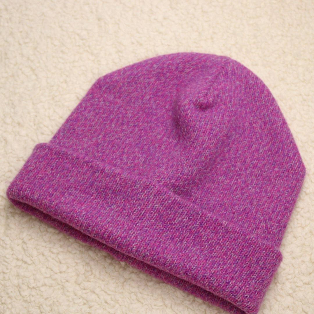 Knit Merino beanie - Pink - AnnaKarinna