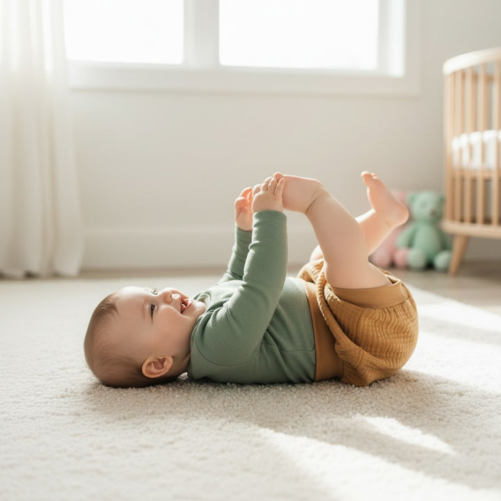 Muslin Pump shorts - Camel 0 - 1 Year