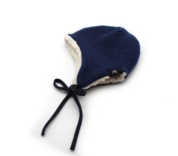 100 % Italian Wool hat - Blue - AnnaKarinna