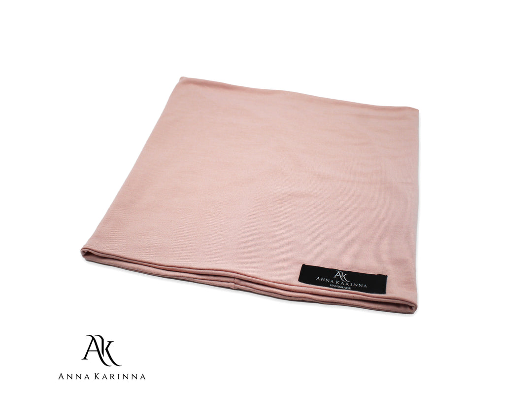 Light Pink Bamboo Scarf - Double Layer