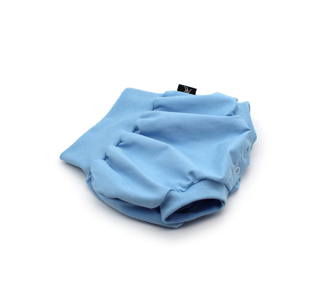 Baby summer shorts - Light Blue Bloomers 1 - 3 Years - AnnaKarinna