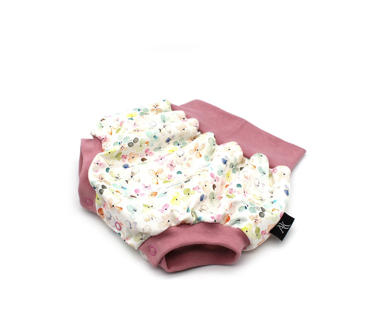 Baby Summer shorts - Multicolor flowers Bloomers 0 - 1 Year - AnnaKarinna