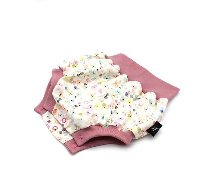 Baby Summer shorts - Multicolor flowers Bloomers 0 - 1 Year - AnnaKarinna