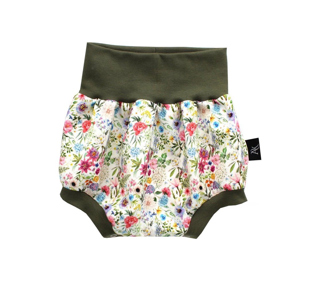 Baby Summer Shorts - Thousant Flowers Bloomers 0 - 1 Year - AnnaKarinna