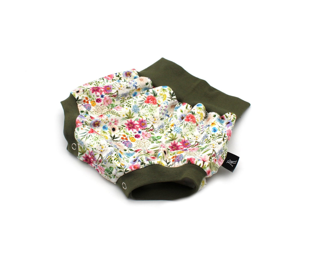 Baby Summer Shorts - Thousant Flowers Bloomers 1 - 3 Years - AnnaKarinna