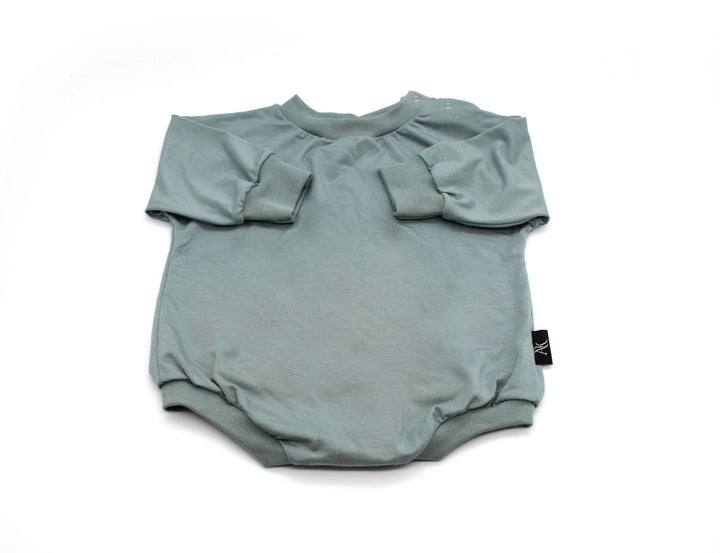 Bamboo Baby Romper - Sea Green 0 - 1 Year - AnnaKarinna