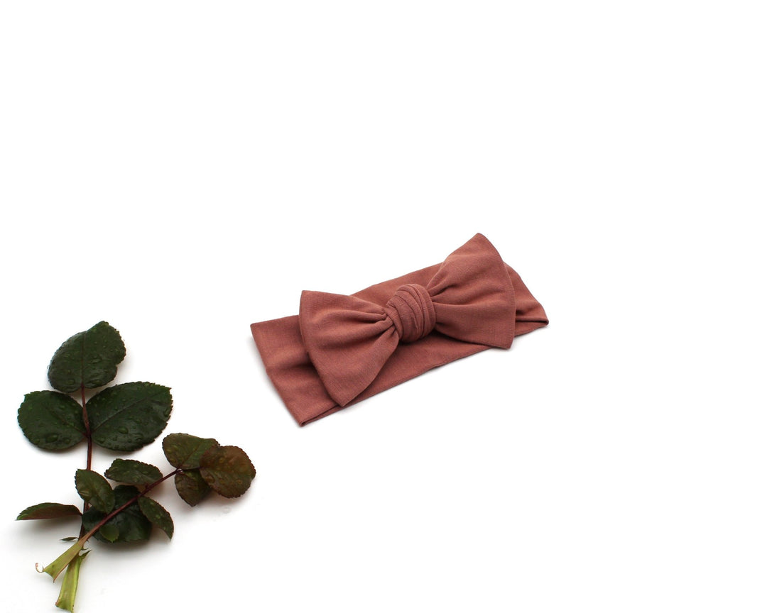 Bamboo Mommy and me Headband - Clay Pink - AnnaKarinna