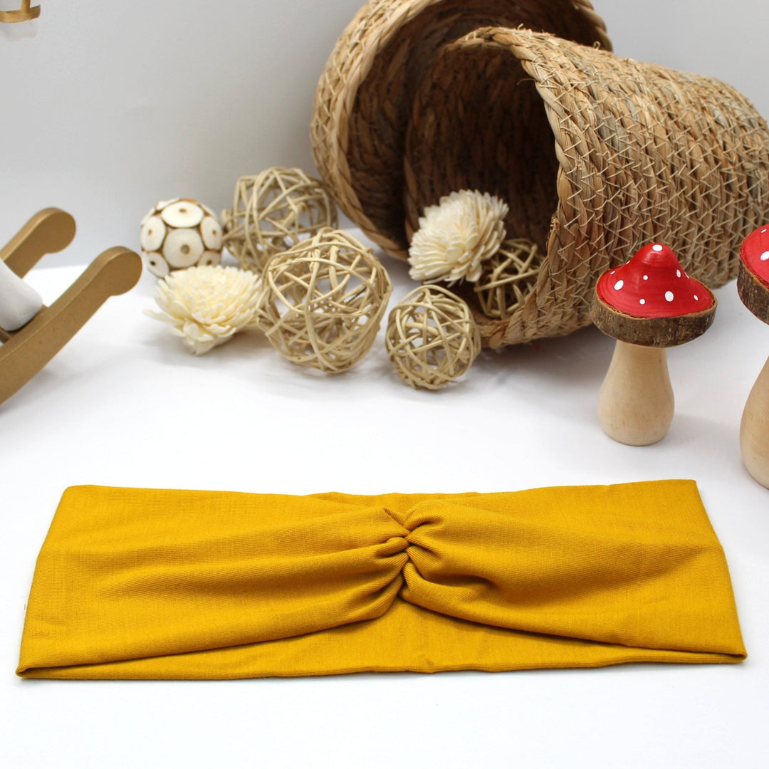 Bamboo Mommy and me Headband - Ocher - AnnaKarinna