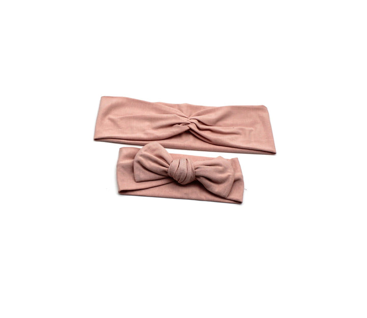 Bamboo Mommy and me Headband - Pink - AnnaKarinna