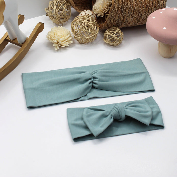 Bamboo Mommy and me Headband - Sea green - AnnaKarinna