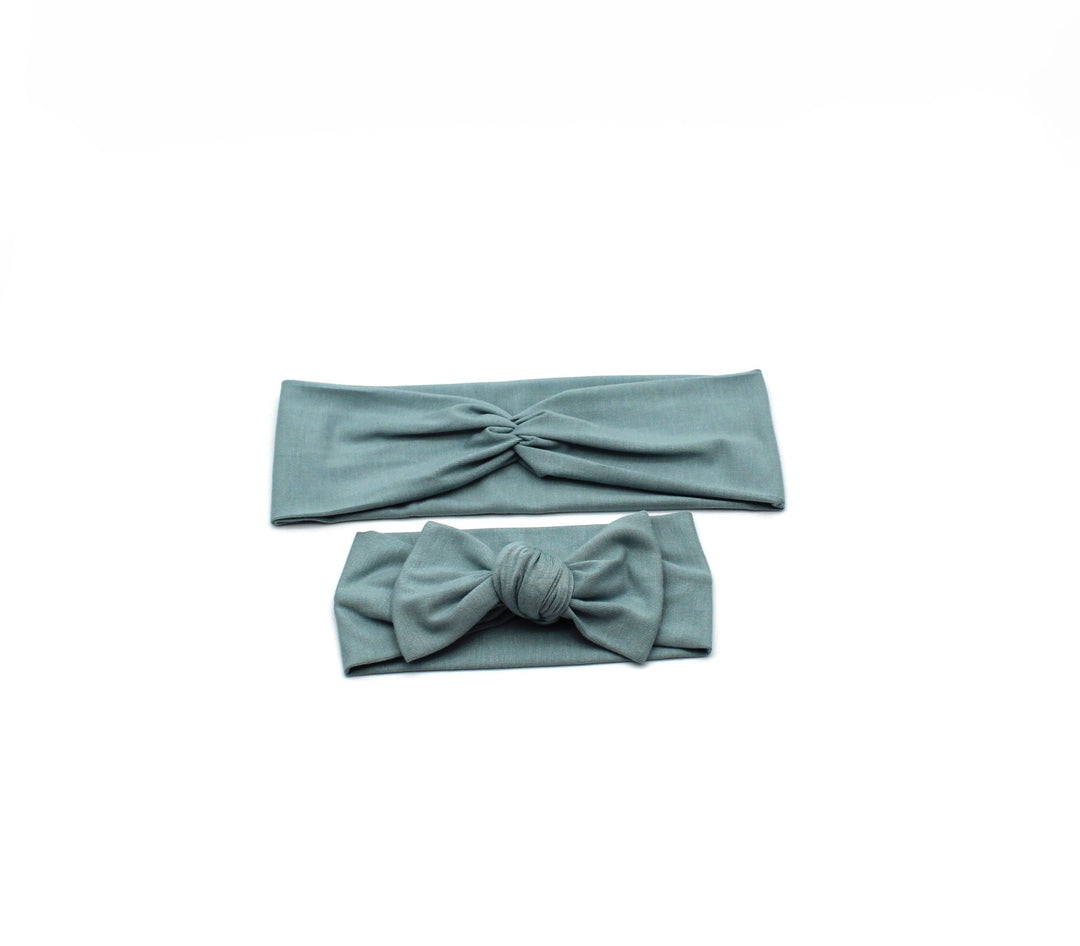 Bamboo Mommy and me Headband - Sea green - AnnaKarinna