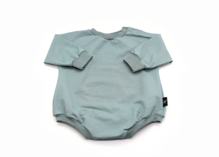 Bio GOTS cotton baby Romper - Sea Green 1 - 3 Years - AnnaKarinna