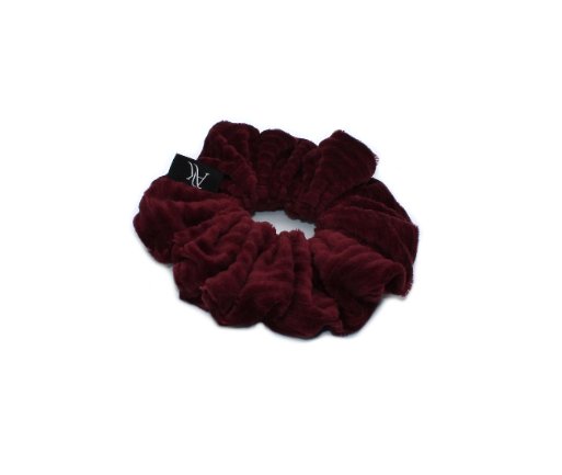 Bordeaux Rib cotton Scrunchie - AnnaKarinna