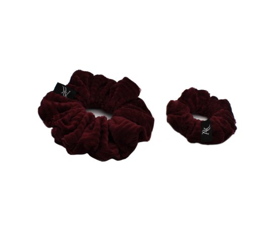 Bordeaux Rib cotton Scrunchie - AnnaKarinna