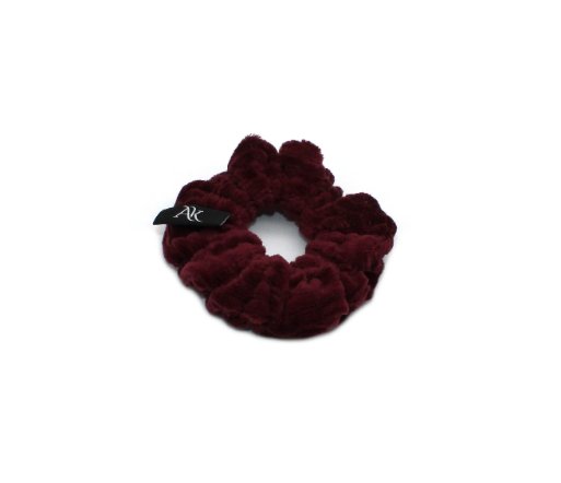 Bordeaux Rib cotton Scrunchie - AnnaKarinna