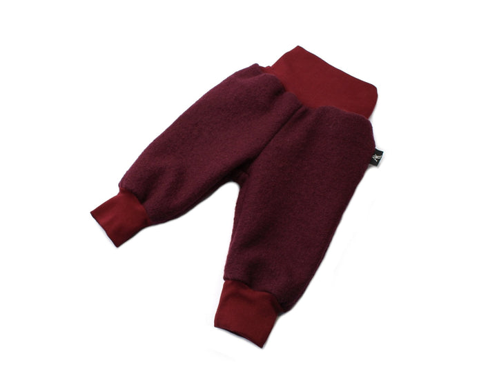 Bordeaux Wool Baggy pants 0 - 1 Year - AnnaKarinna