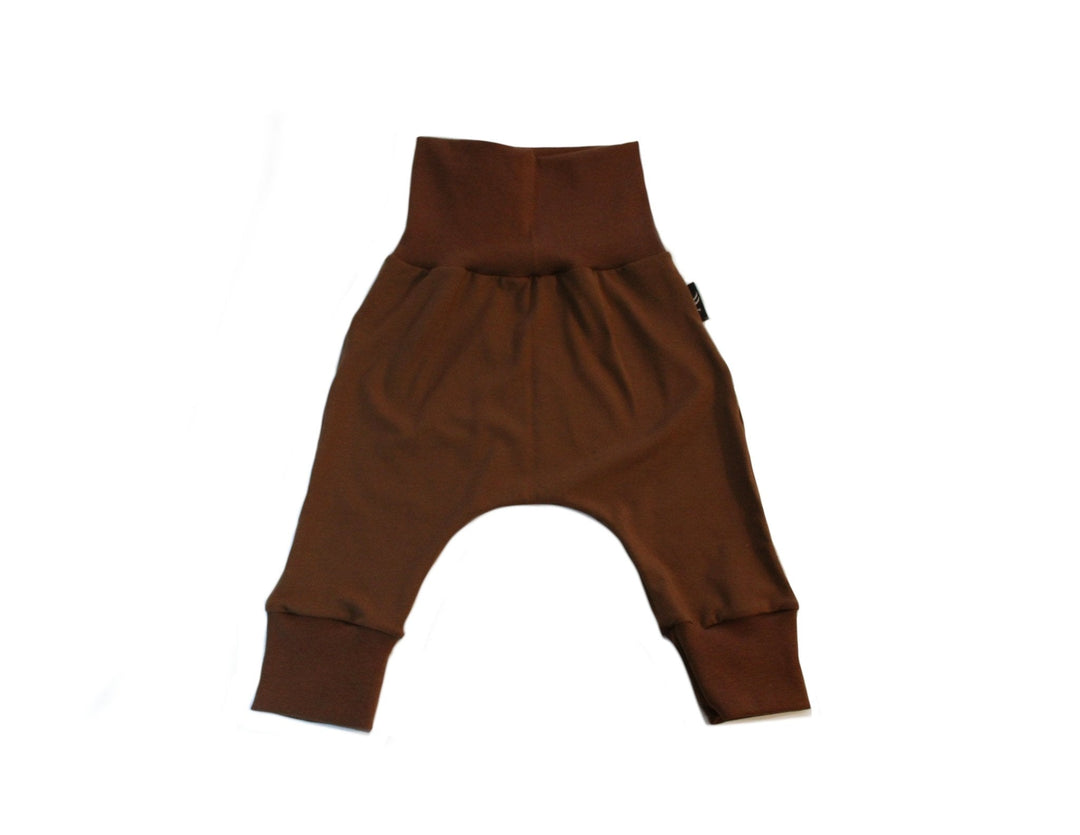 Brown Bamboo Baggy Pants 0 - 1 Year - AnnaKarinna