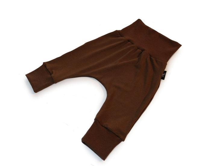 Brown Bamboo Baggy Pants 1 - 3 Years - AnnaKarinna