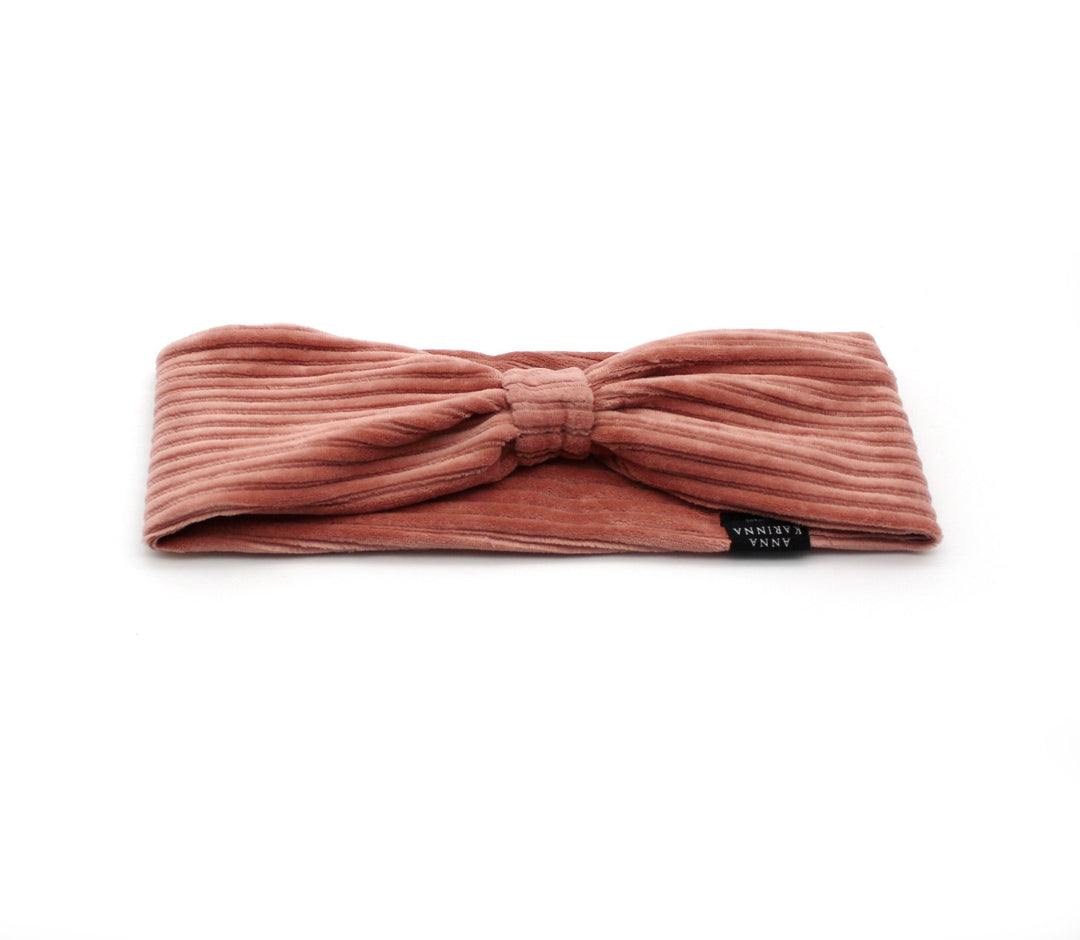 Clay Pink Turban Baby Headband - AnnaKarinna