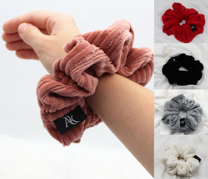 Clay Pink Turban Headband & Medium Scrunchie Set - AnnaKarinna