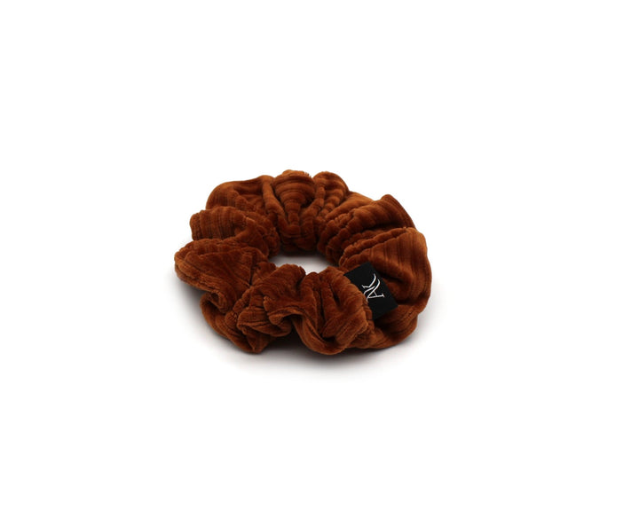 Cognac Turban Headband & Medium Scrunchie Set - AnnaKarinna