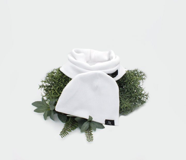 Cotton Knitted Loop and hat set - AnnaKarinna