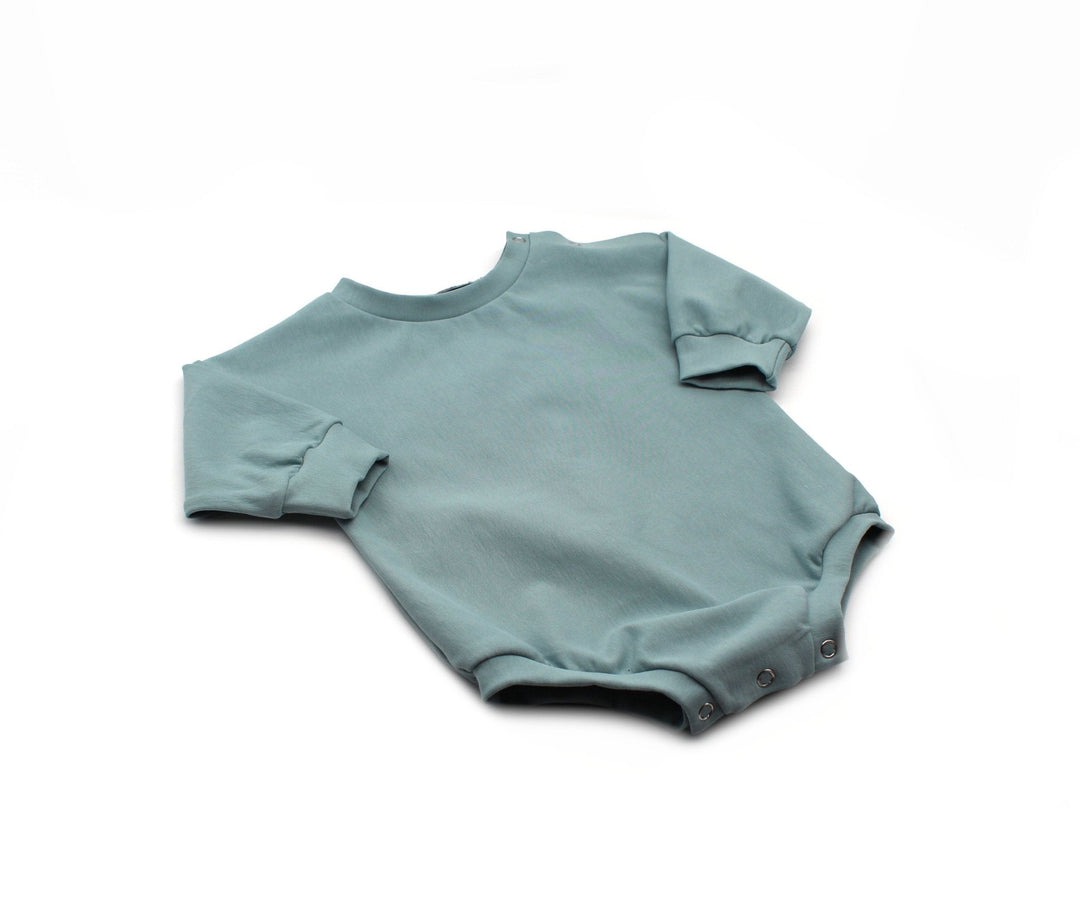 Cotton Sweater baby romper Newborn - 5 Years - Sea Green 0 - 1 Year - AnnaKarinna