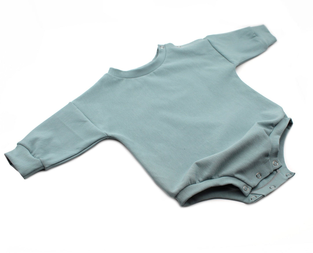 Cotton Sweater baby romper Newborn - 5 Years - Sea Green 0 - 1 Year - AnnaKarinna