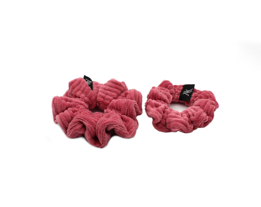 Fucsia Rib cotton Scrunchie - AnnaKarinna