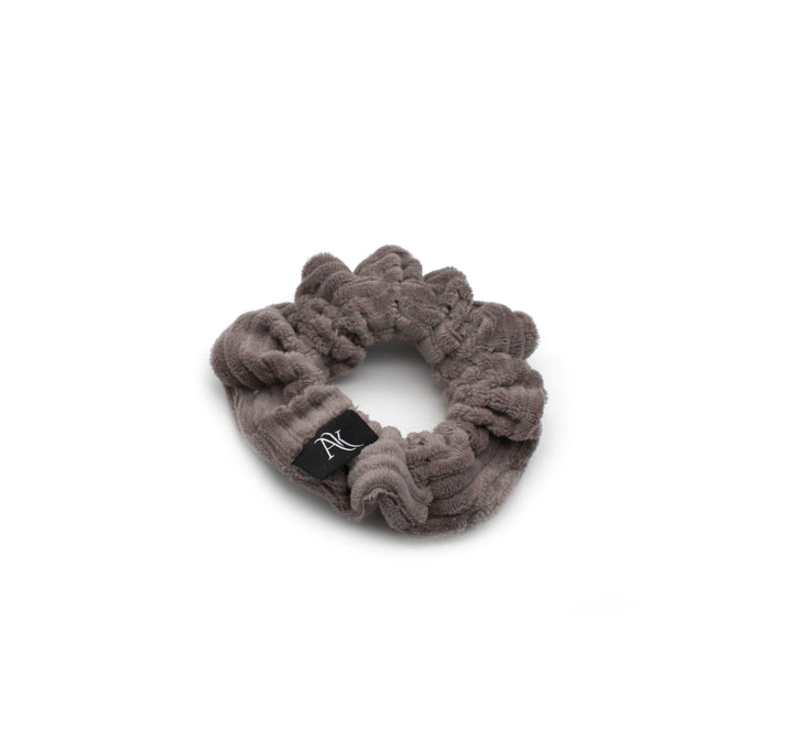 Gray Suede Turban Headband & Small Scrunchie Set - AnnaKarinna