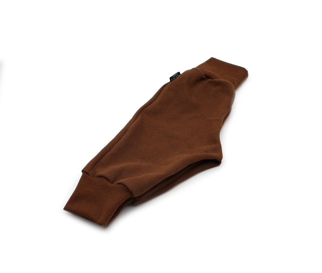 Knitted cotton baggy pants - Brown 0 - 1 Year - AnnaKarinna