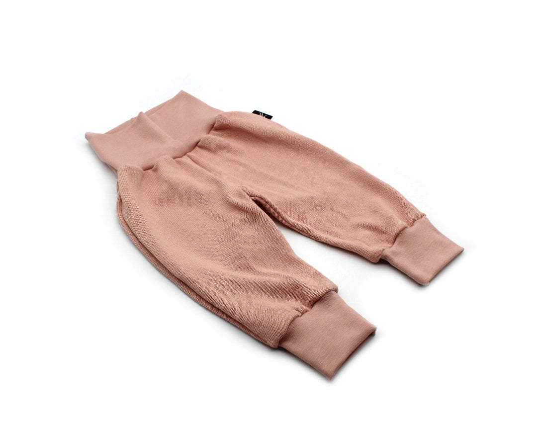 Knitted cotton baggy pants - Nude Pink 0 - 1 Year - AnnaKarinna