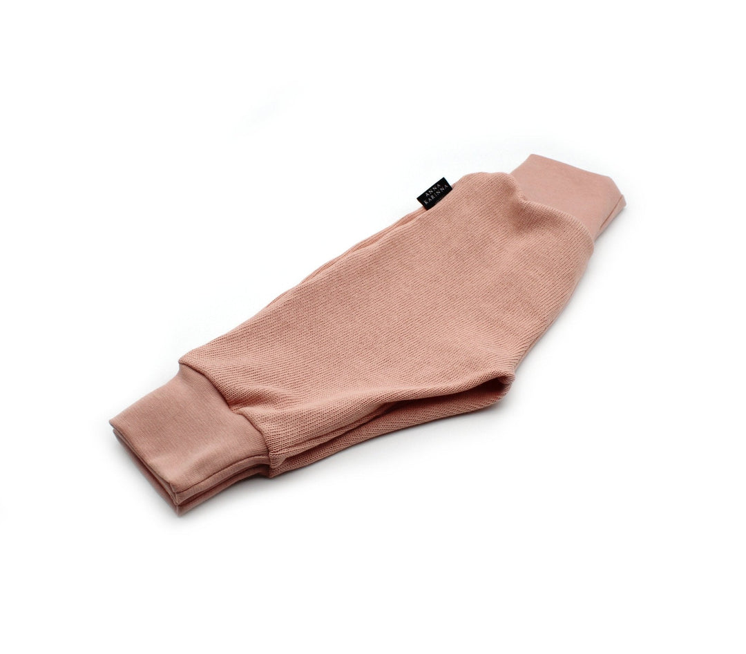 Knitted cotton baggy pants - Nude Pink 0 - 1 Year - AnnaKarinna