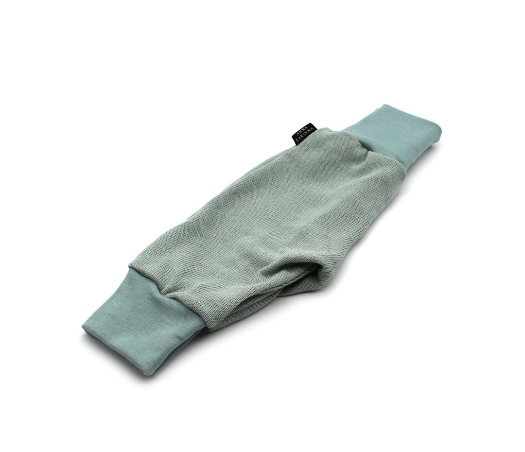 Knitted cotton baggy pants - Sea Green 0 - 1 Year - AnnaKarinna