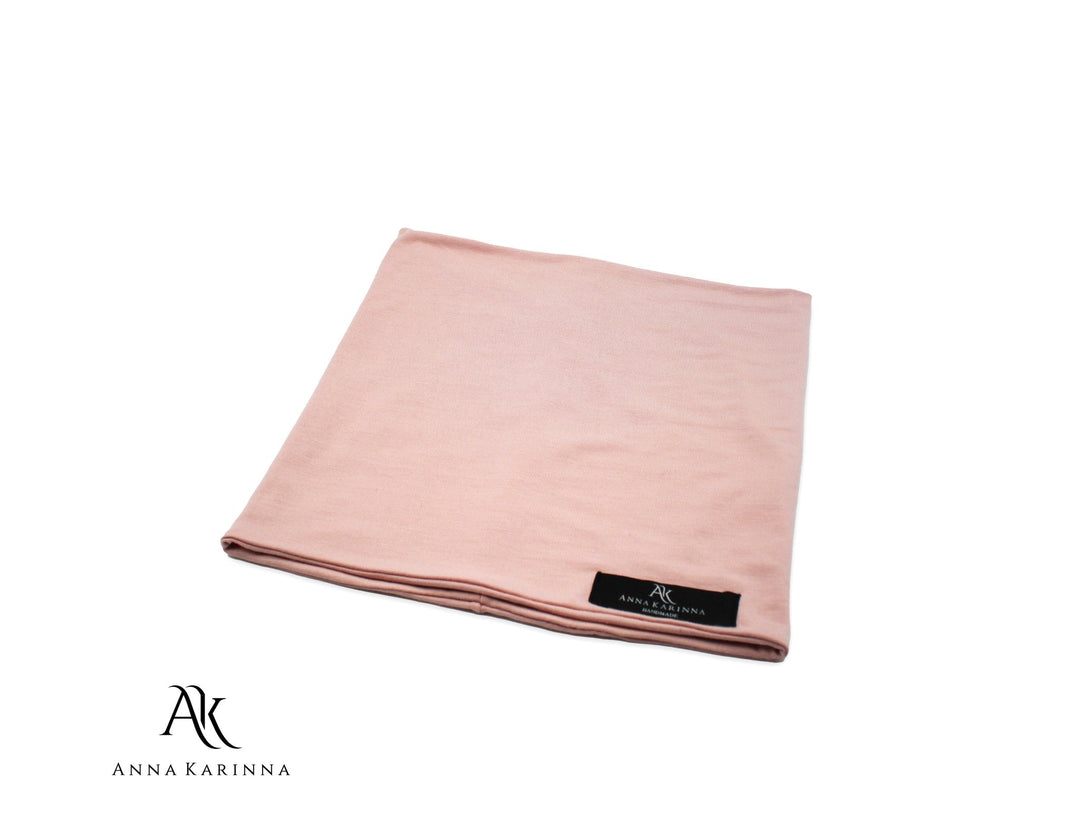 Light Pink Bamboo Scarf - Double Layer - AnnaKarinna