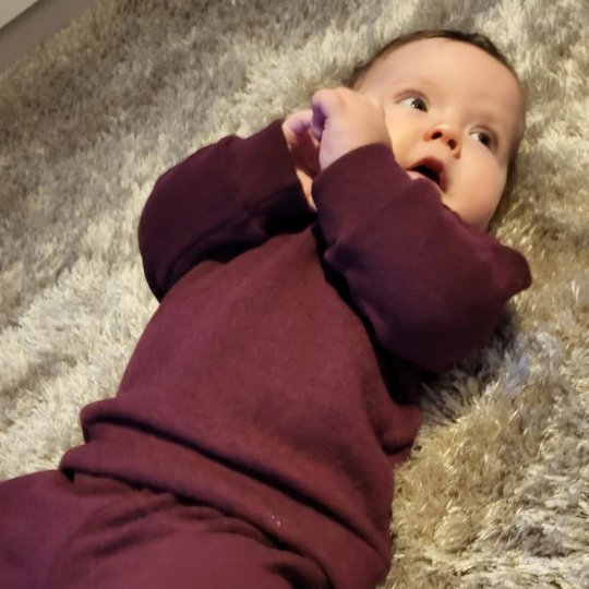 Merino wool baby sweater - Bordeaux 0 - 1 Year - AnnaKarinna