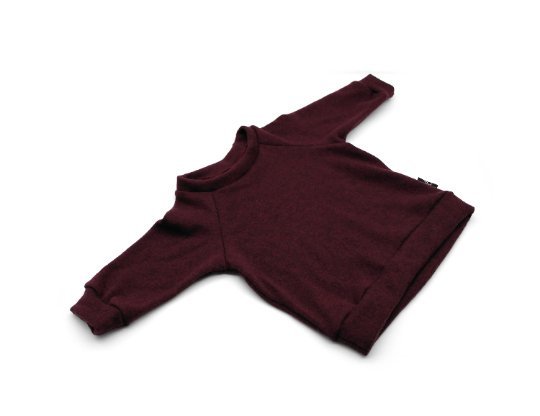 Merino wool baby sweater - Bordeaux 4 - 6 Years - AnnaKarinna