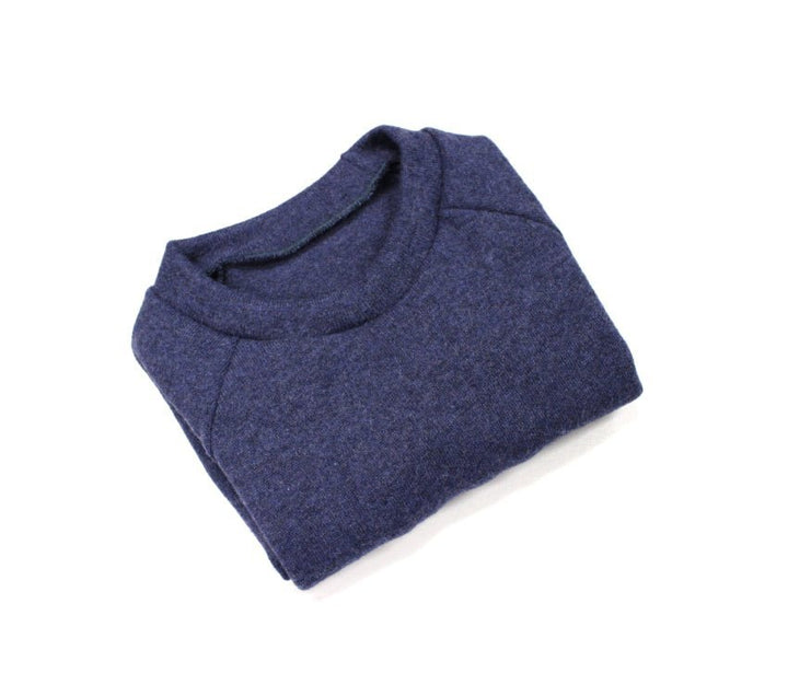 Merino wool baby sweater - Dark Jeans 0 - 1 Year - AnnaKarinna