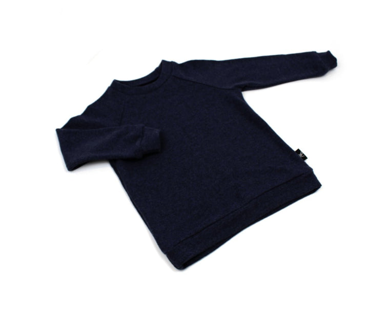 Merino wool baby sweater - Navy 4 - 6 Years - AnnaKarinna