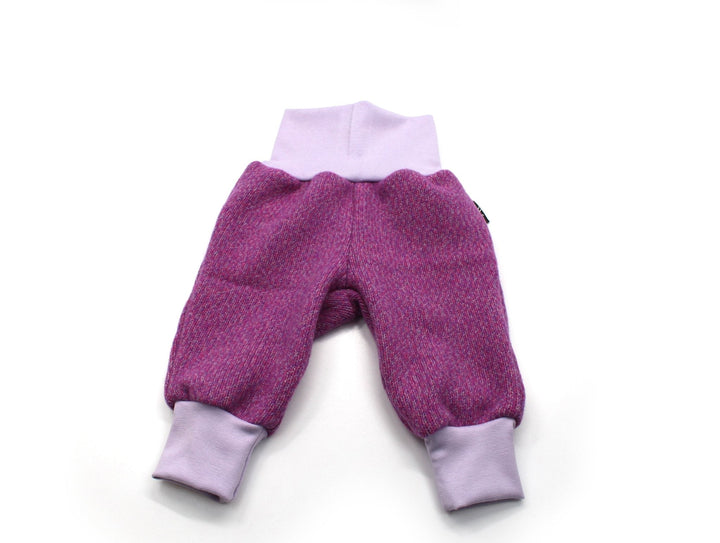 Merino Wool Winter Baggy Pants - Pink 0 - 1 Year - AnnaKarinna