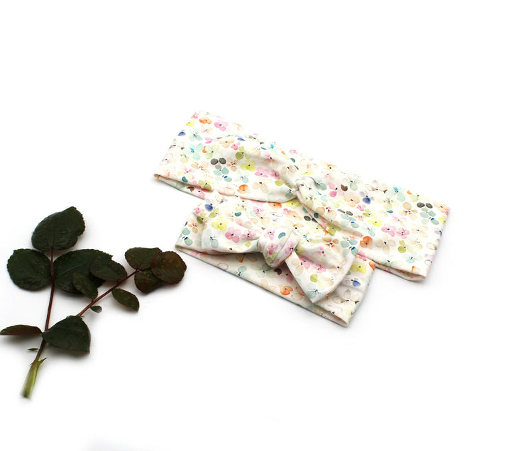 Mommy and me Headband - Multicolor flower - AnnaKarinna