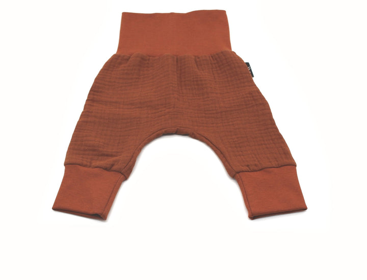 Muslin Baggy Pants - Cognac 0 - 1 Year - AnnaKarinna