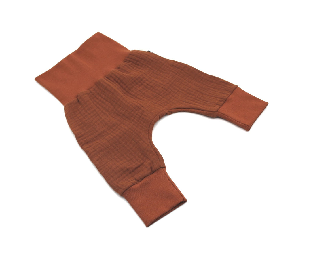 Muslin Baggy Pants - Cognac 1 - 3 Years - AnnaKarinna