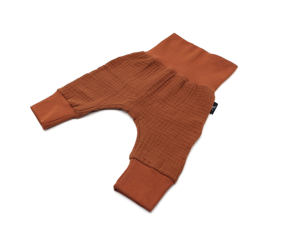 Muslin Baggy Pants - Cognac 1 - 3 Years - AnnaKarinna